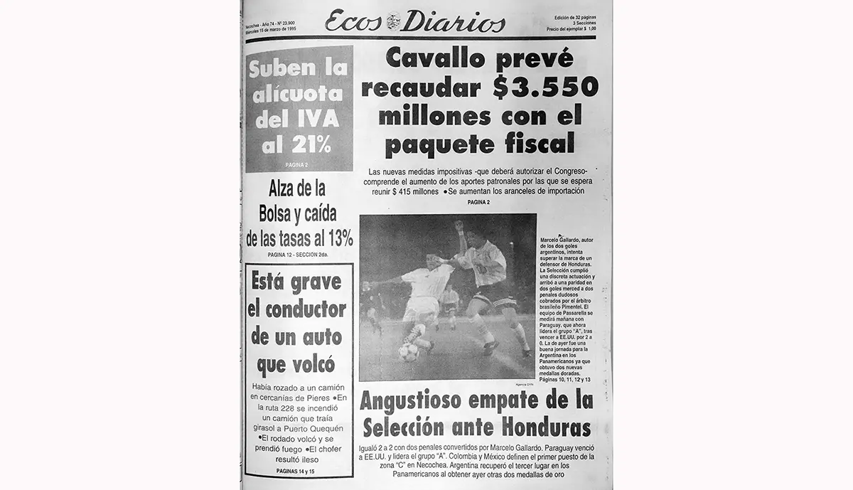 Miércoles 15 de marzo de 1995