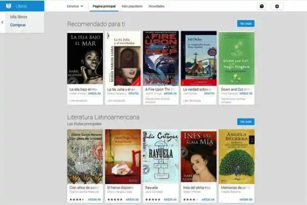 Google abrió su tienda de libros electrónicos en la Argentina