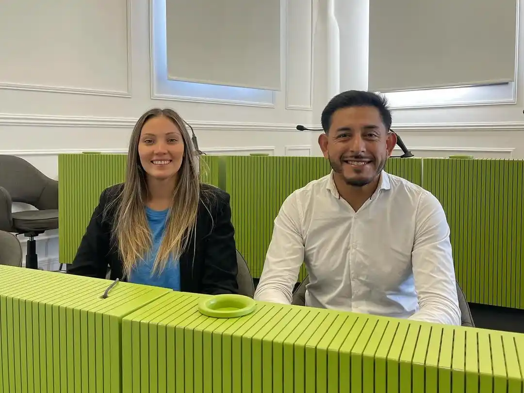 Agustina Caparrós y Leandro "Peto" Rojas