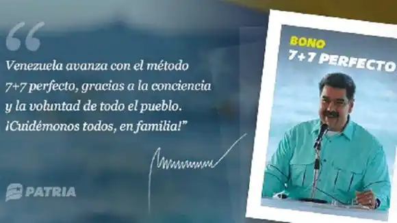 El 7×7 PERFECTO: régimen deposita otro bono hasta el 31 de octubre