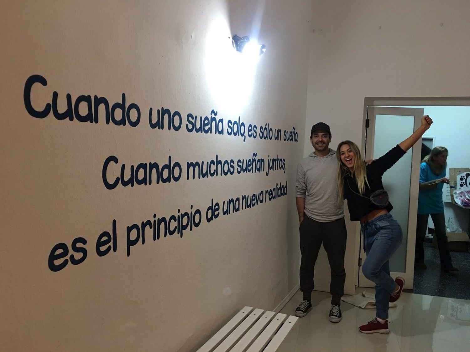 Peter Alfonso y Flor Vigna cumplieron el sueño de Arco Iris de Paraná
