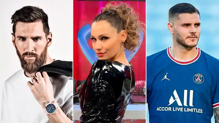 La sorpresiva fantasía sexual de Pampita con Lionel Messi y Mauro Icardi