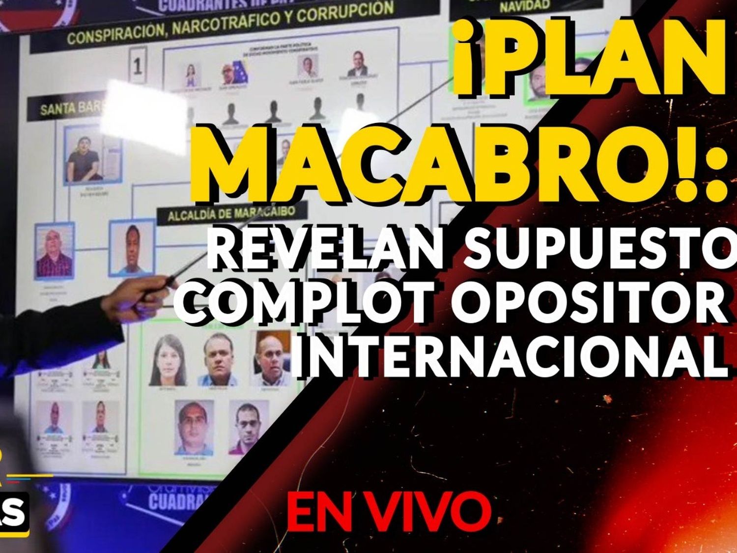 ¡PLAN MACABRO! Revelan supuesto complot opositor internacional