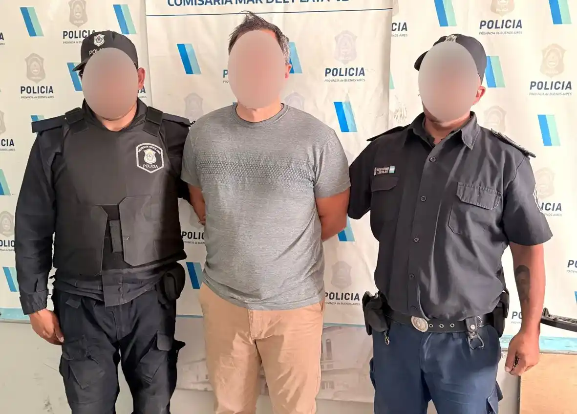 El sujeto estaba armado al momento de ser detenido por la Policía.