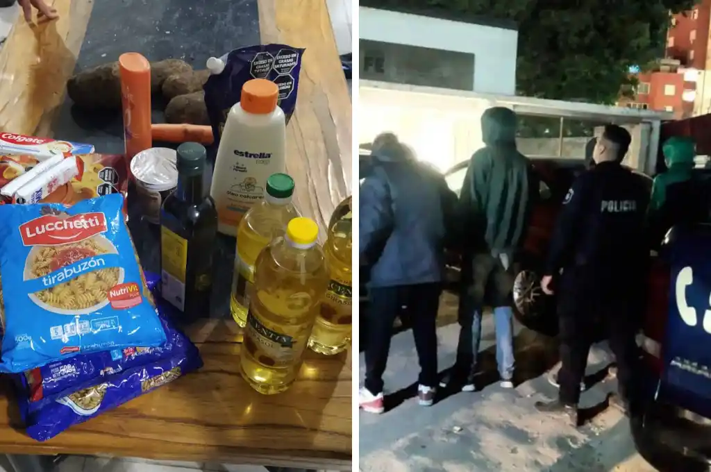 A raíz de los incidentes, hubo un refuerzo policial en los supermercados santafesinos.