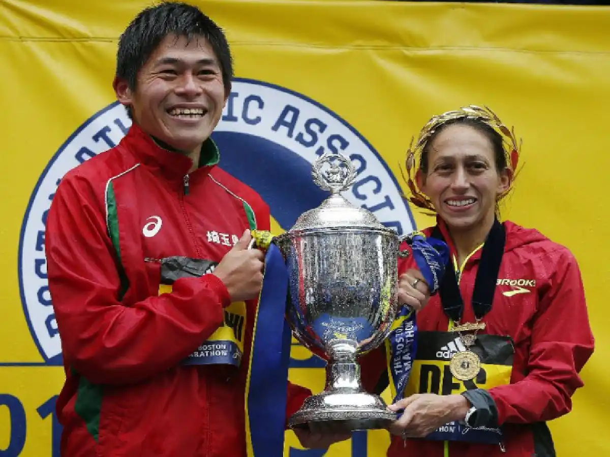 Hicieron historia en la Maratón de Boston