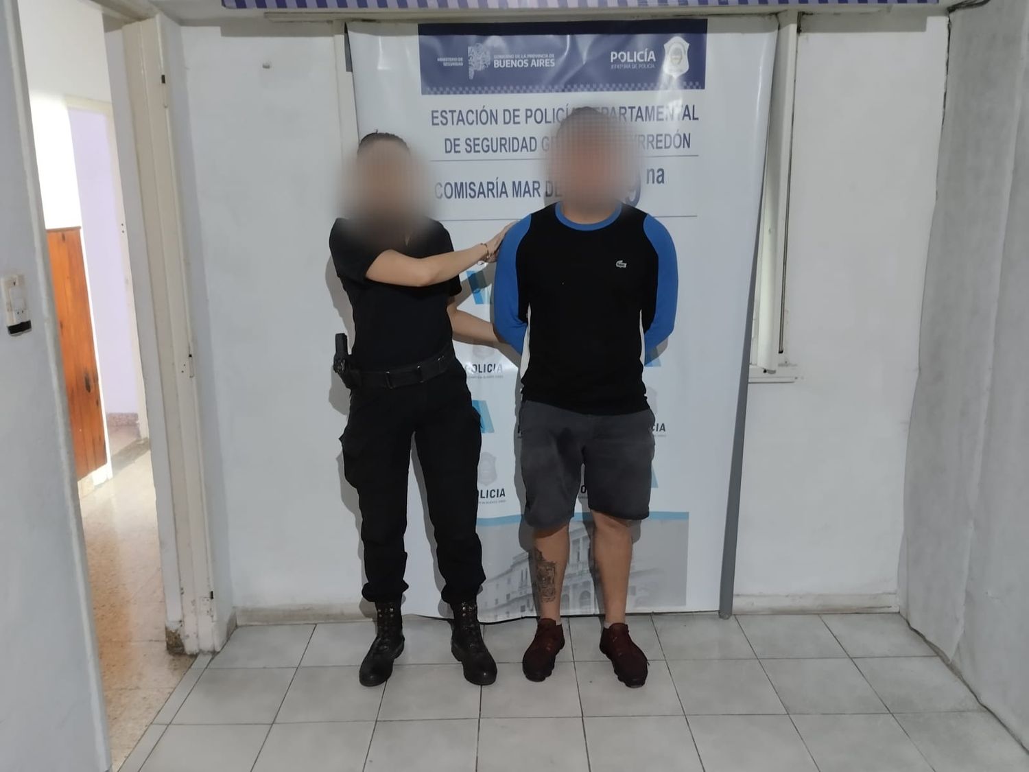 El punto de encuentro fue la avenida Libertad y 180, donde dieron con el delincuente de 22 años.