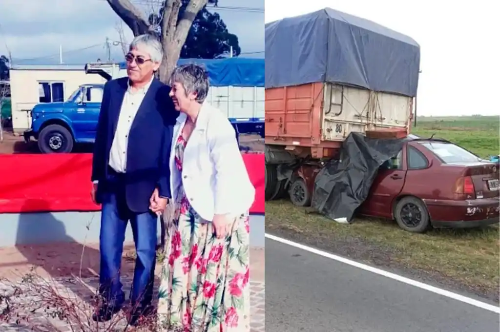 Femicidio en Tres Lomas: asesinó a puñaladas a su esposa, luego chocó con su auto y murió