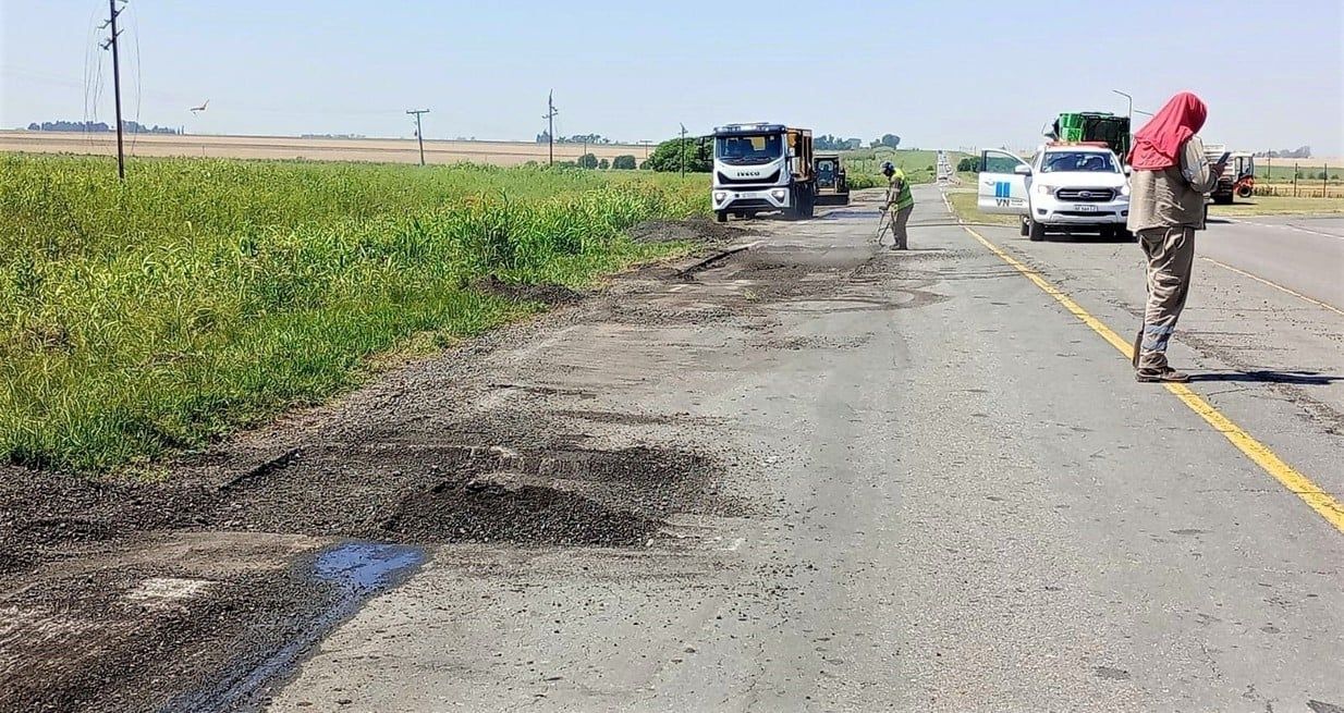 Pésimo estado de las rutas nacionales que atraviesan la provincia.