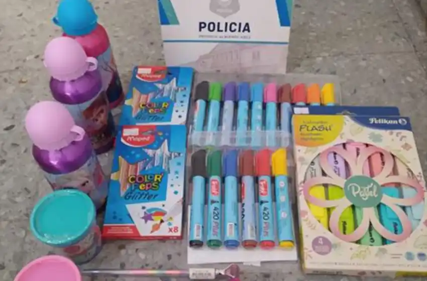 Artista frustrada: aprehenden a una mujer que se robaba artículos de librería