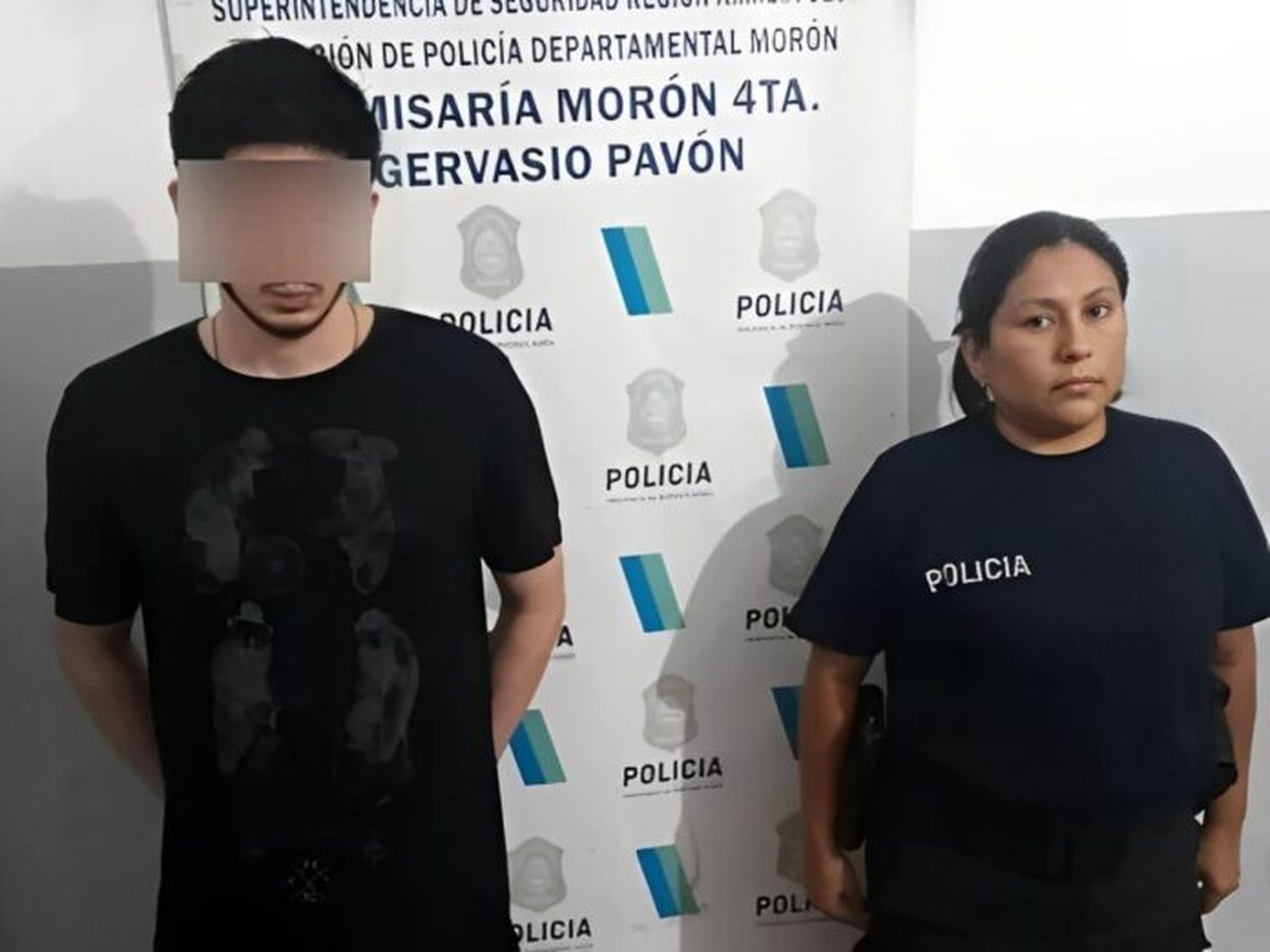 Jerónimo Jubelli confesó en la comisaría el crimen de su abuela. (Policía bonaerense)