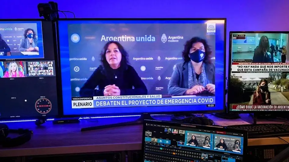 Vizzotti e Ibarra defendieron en el Senado el proyecto con criterios para mitigar la pandemia