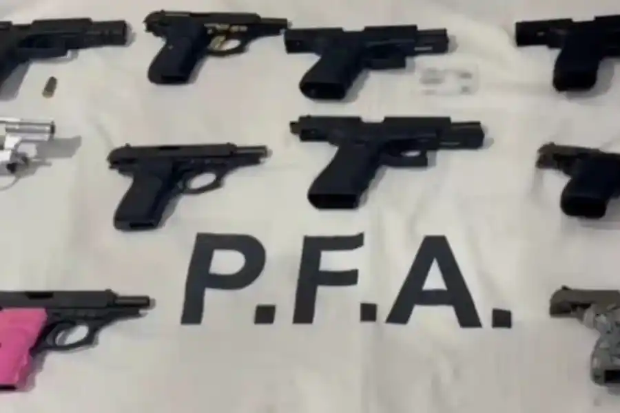 Por una megacausa federal secuestraron secuestraron un arsenal en Rosario