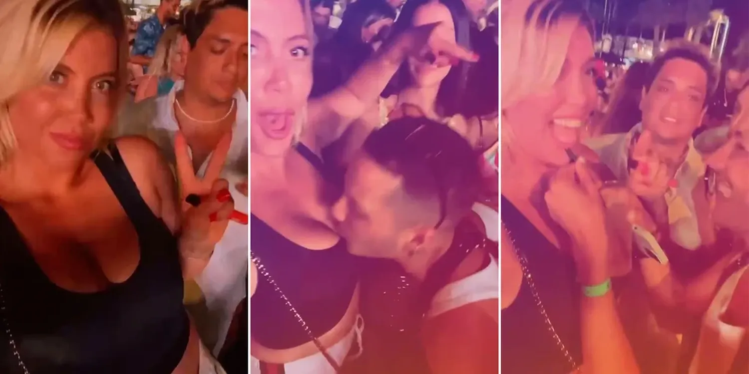 La descontrolada noche de Wanda Nara en Ibiza y la advertencia de Zaira: “¡Borralo, borralo!”