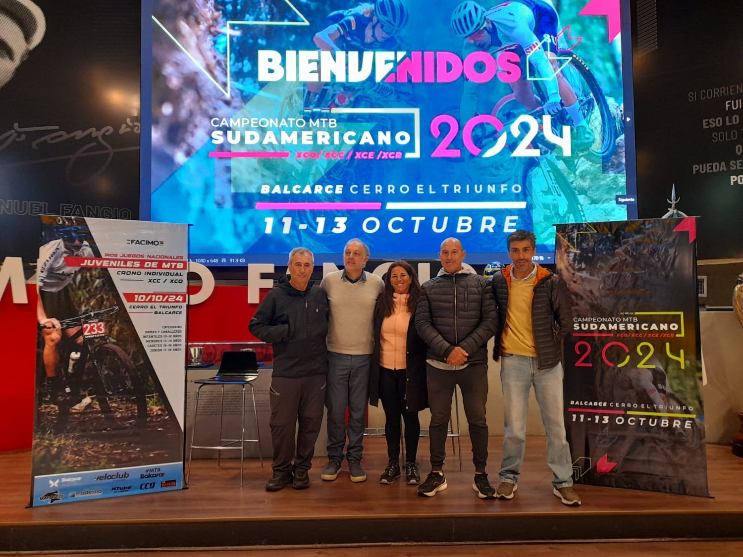 Se presentó el Sudamericano de MTB en Balcarce