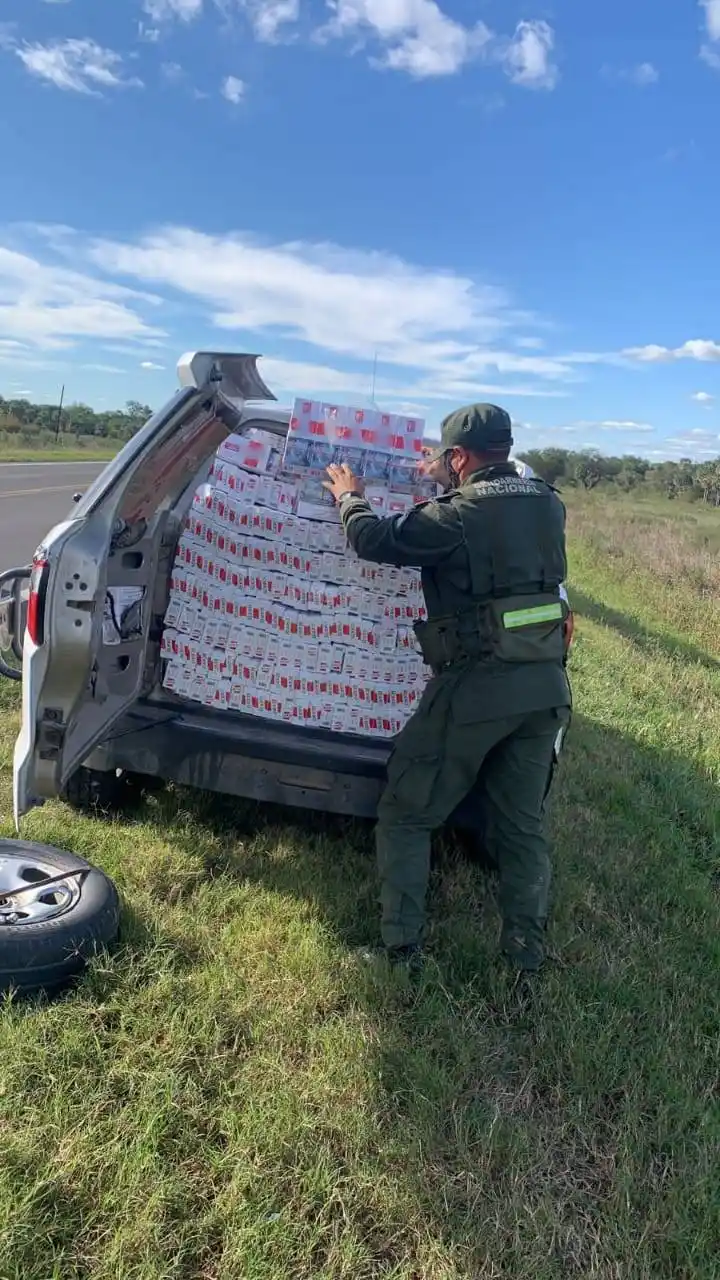 Evadió un control y huía a Chaco con más de 24 mil atados de cigarrillos de contrabando