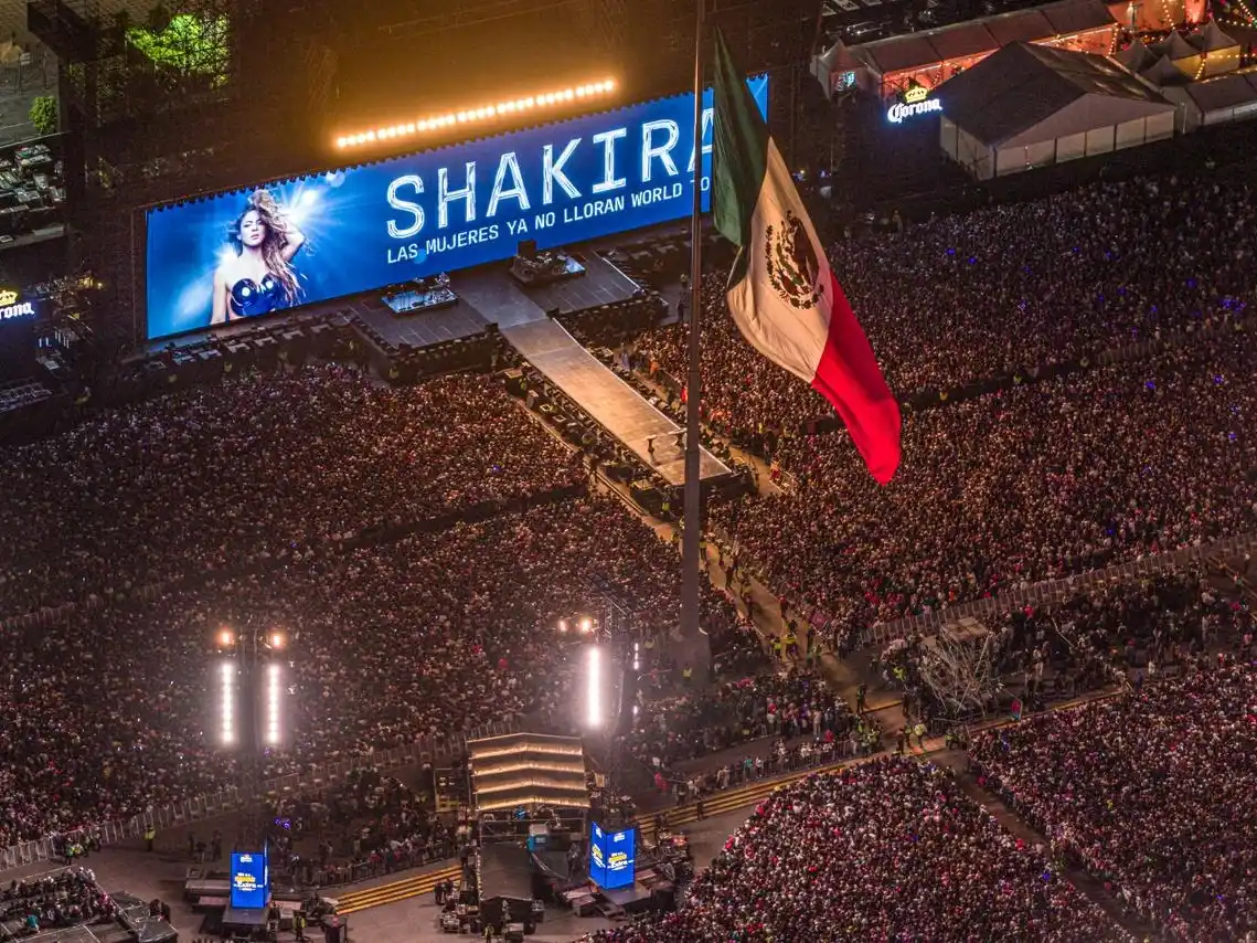 Shakira rompe récord histórico con concierto en el Zócalo de la Ciudad de México con más de 400.000 asistentes