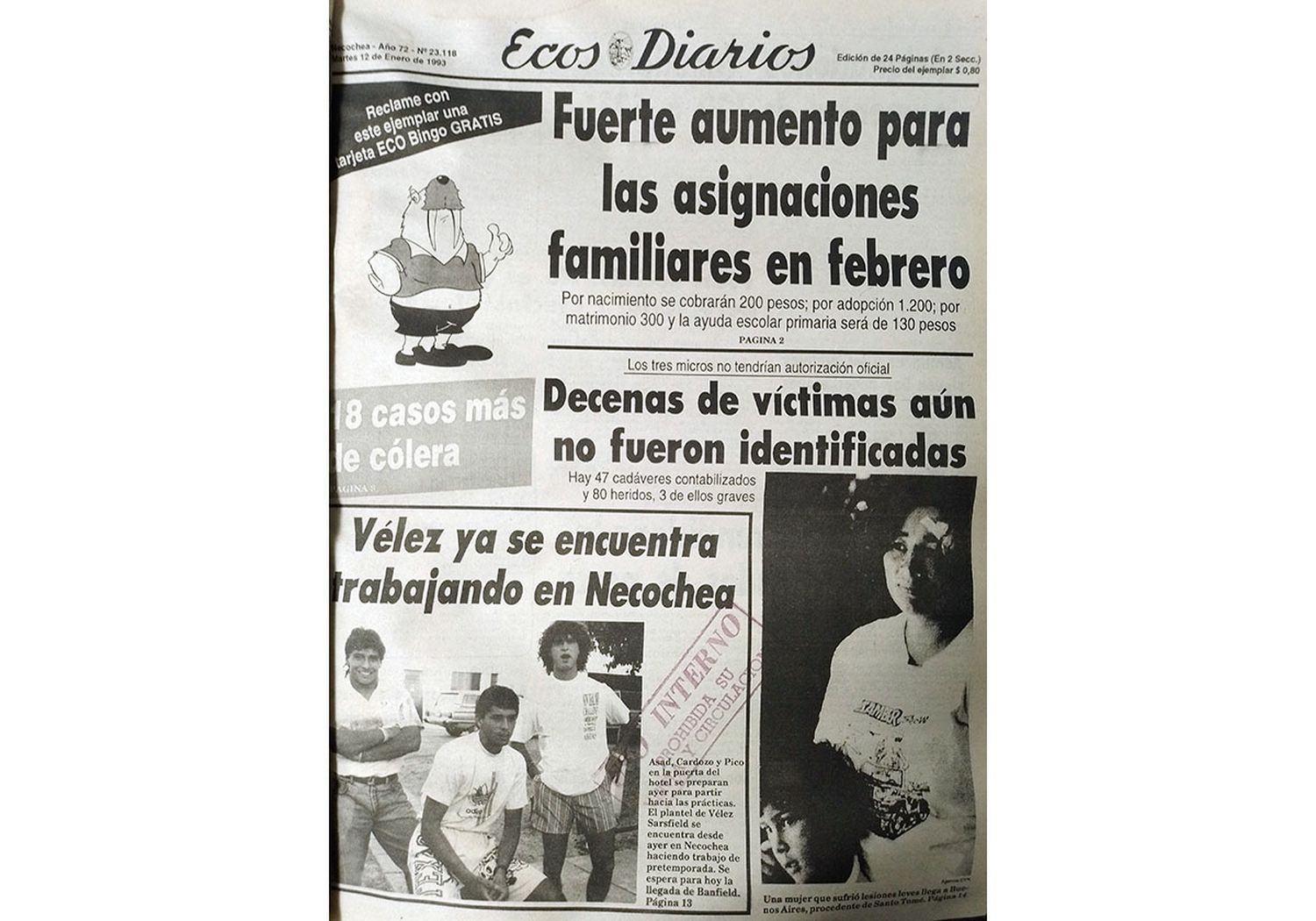 Martes 12 de enero de 1993