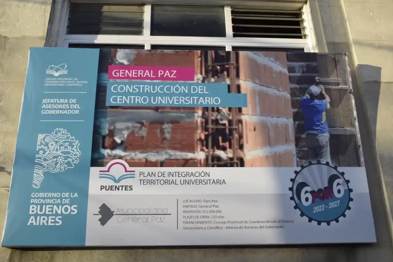 Programa Puentes: se pondrá en marcha la construcción de un Centro Universitario en Ranchos