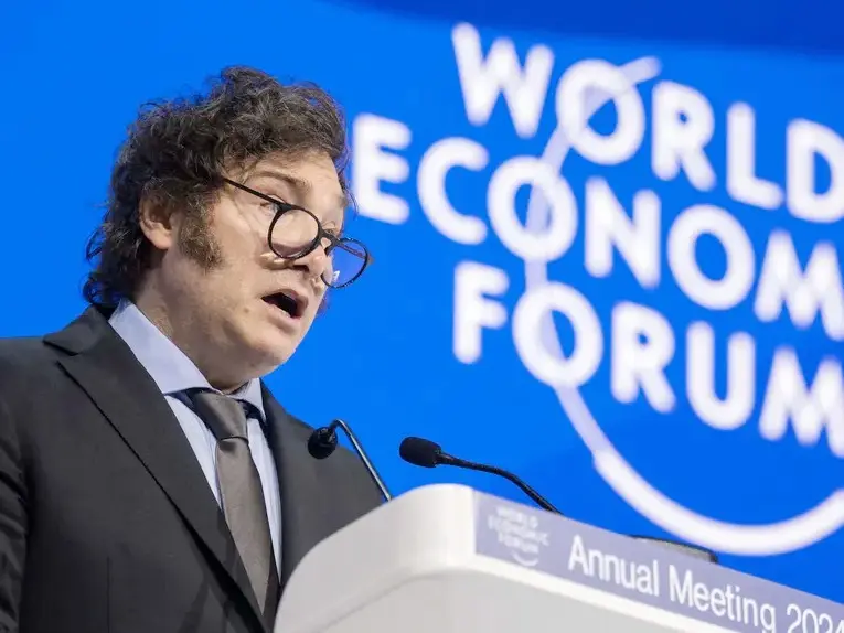 “Estoy aquí para decirles que Maquiavelo ha muerto”. Milei expuso en Davos con un mensaje ideológico