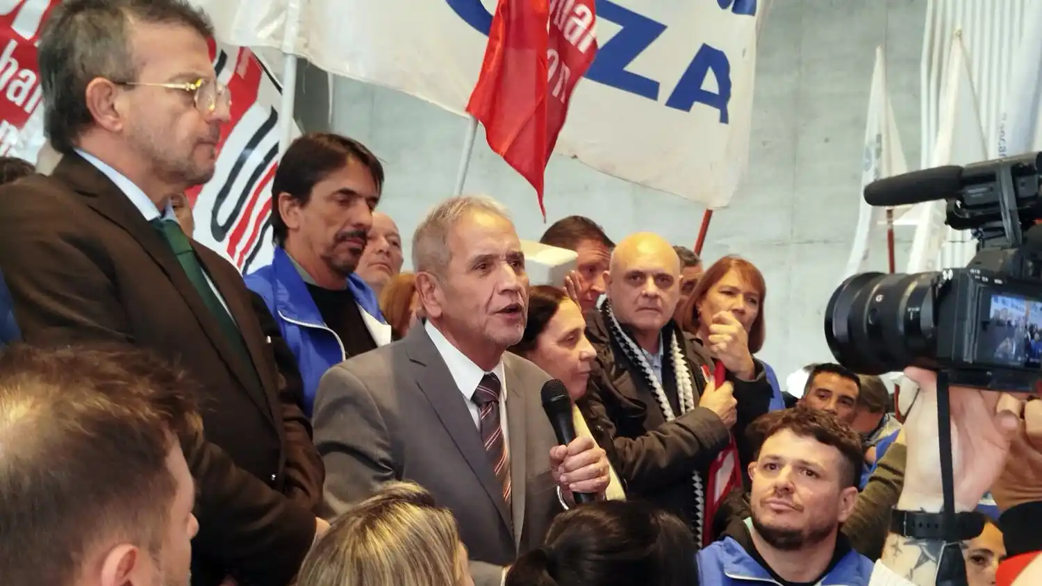 No cederá. Sergio Palazzo, secretario general de La Bancaria, dijo que “no nos quebró ningún gobierno”