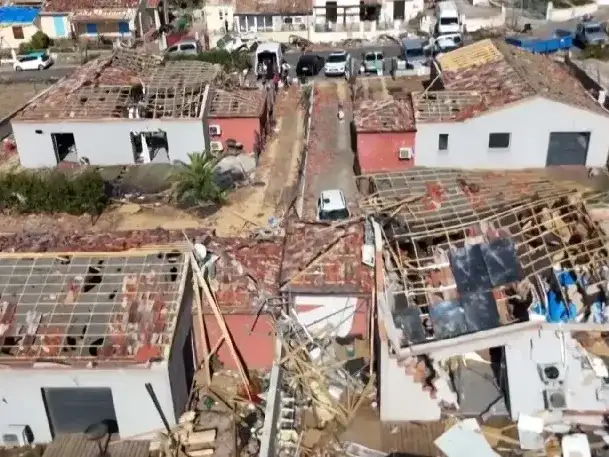 Un tornado golpeó Francia y causó más de 40 heridos y graves destrozos