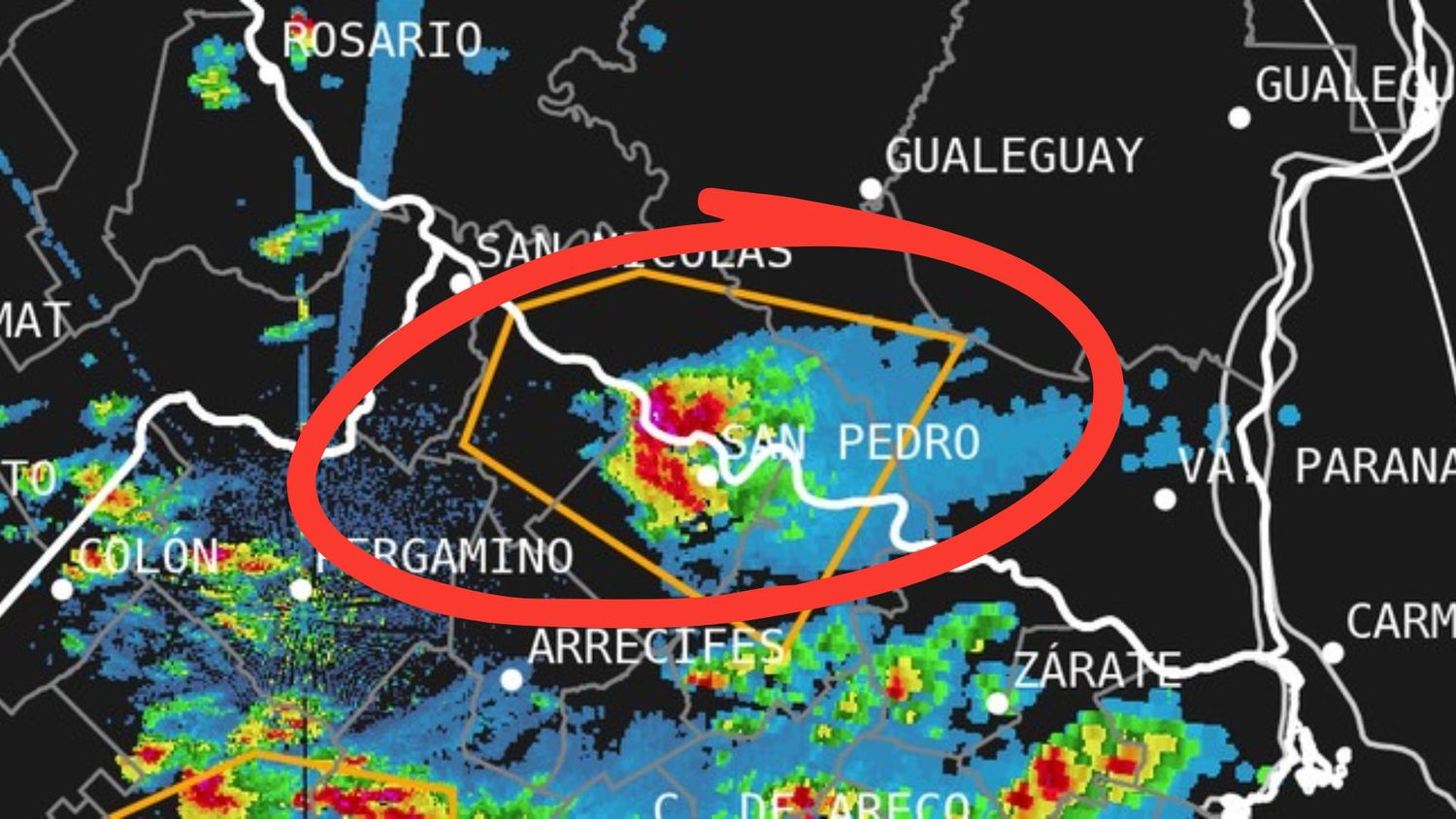 Temporal Vuelta de Obligado