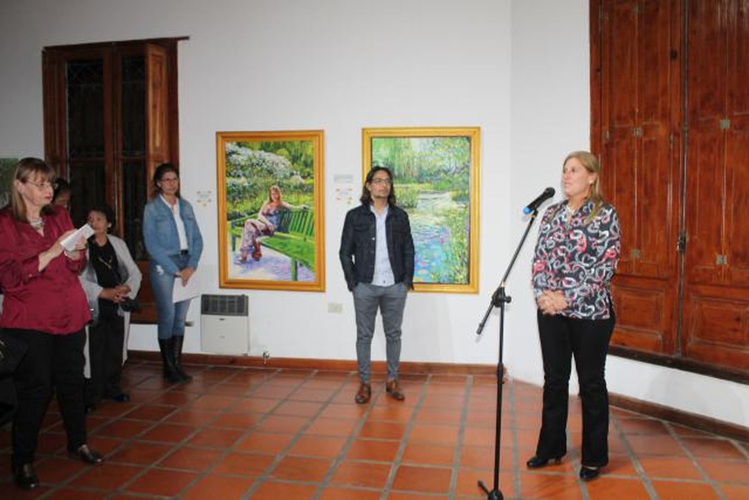 Sergio Caffarena presentó una muestra en el Quirós
