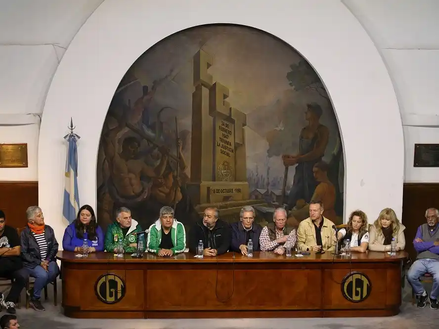 La CGT fue una de las convocantes a la movilización de hoy.