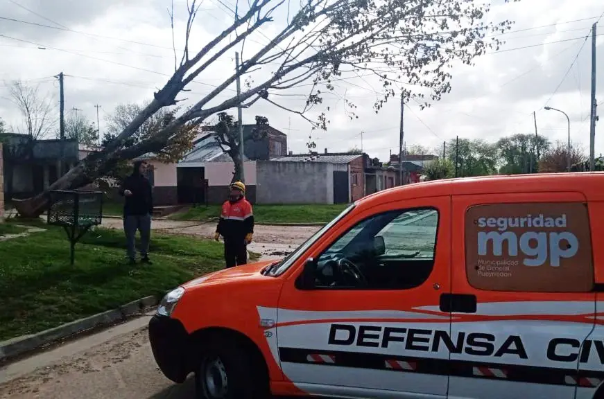 Mar del Plata: fuerte temporal