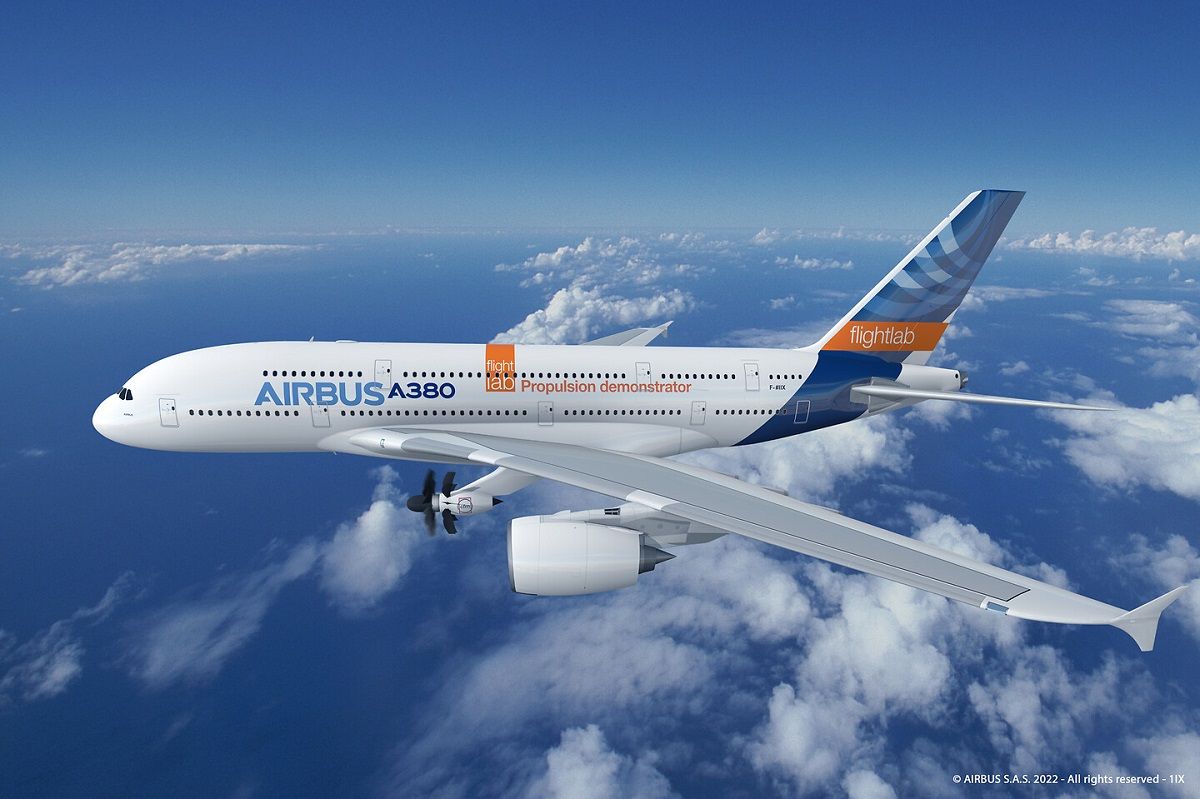 Airbus and CFM International to test new open fan engine on an A380