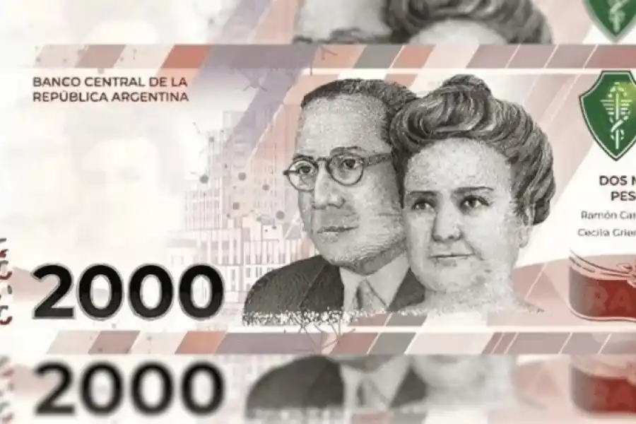 Comenzó a circular el nuevo billete de 2 mil pesos: "La distribución será paulatina"