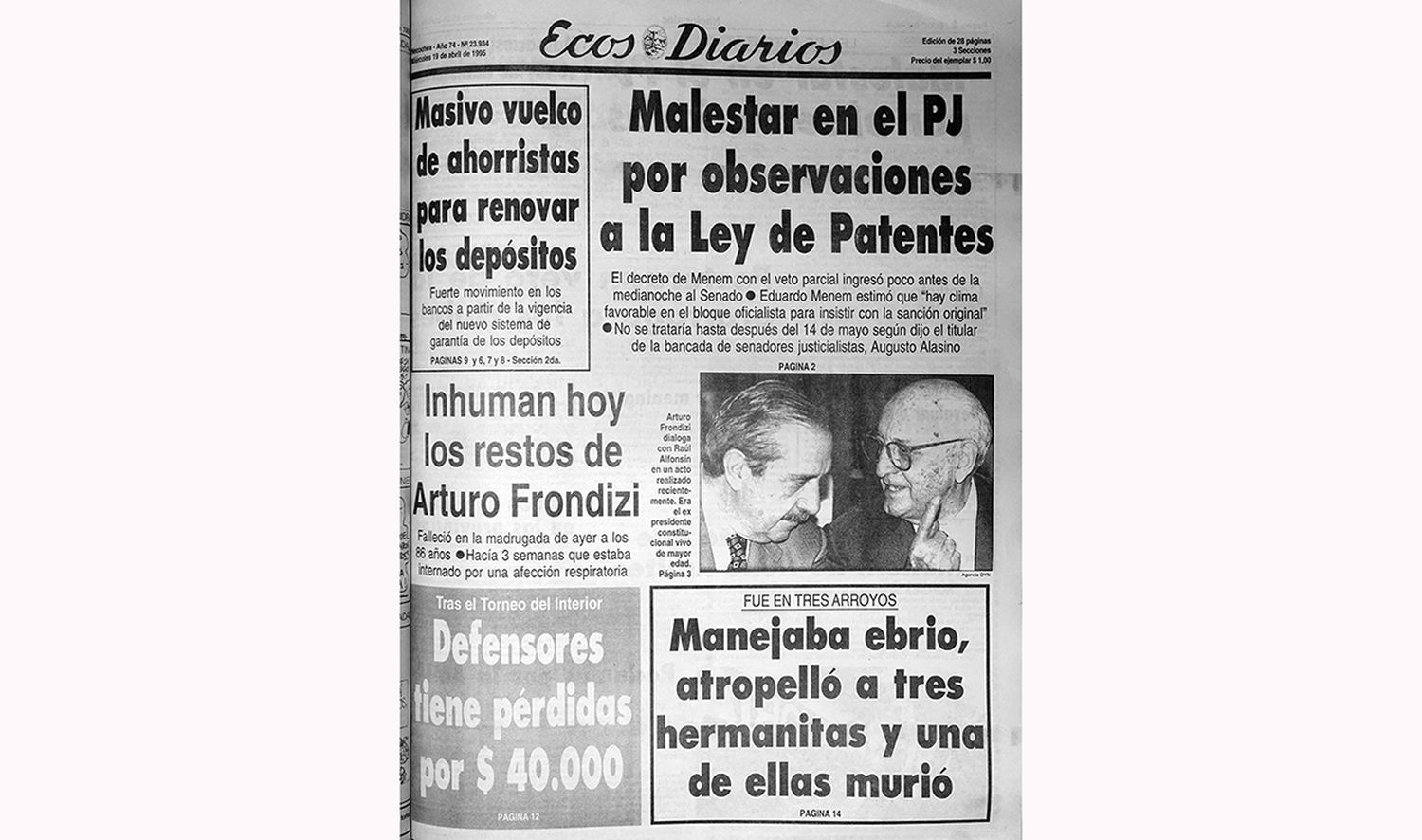Miércoles 19 de abril de 1995