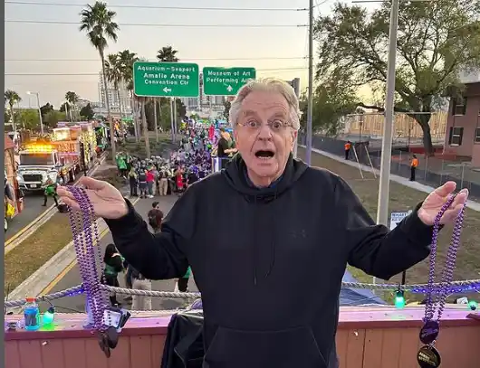 Hasta hace poco, Jerry Springer ofrecía conferencias. Foto Instagram