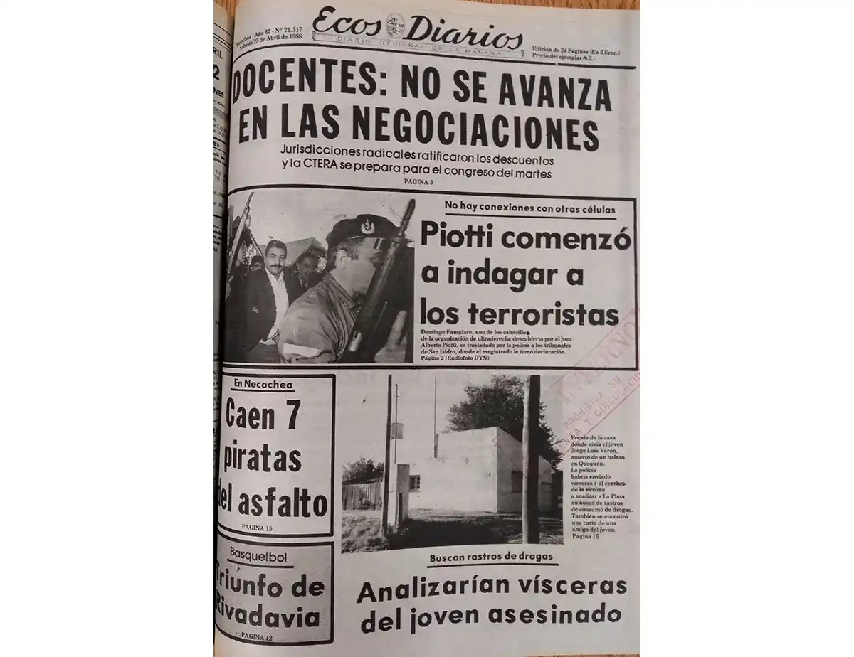 Jueves 23 de abril de 1988