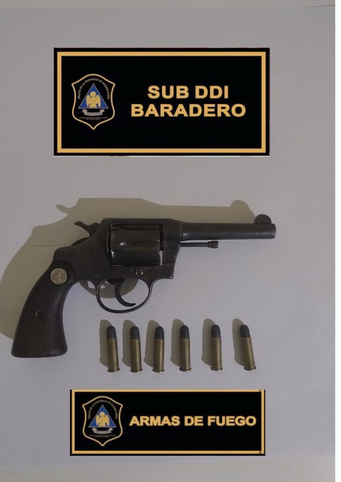 arma secuestrada