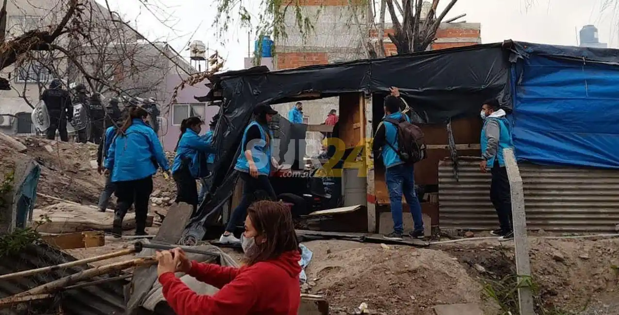 Tensión en el Barrio 31 por el desalojo de un asentamiento