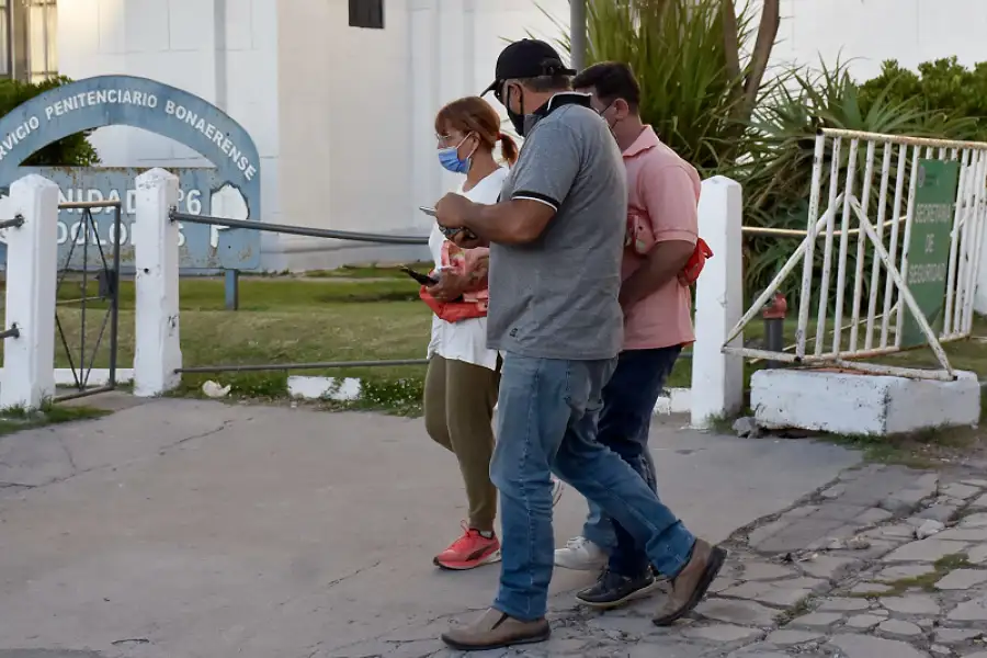 Así salían los familiares en la primera visita desde el inicio del juicio. Foto NA: JOSÉ SCALZO