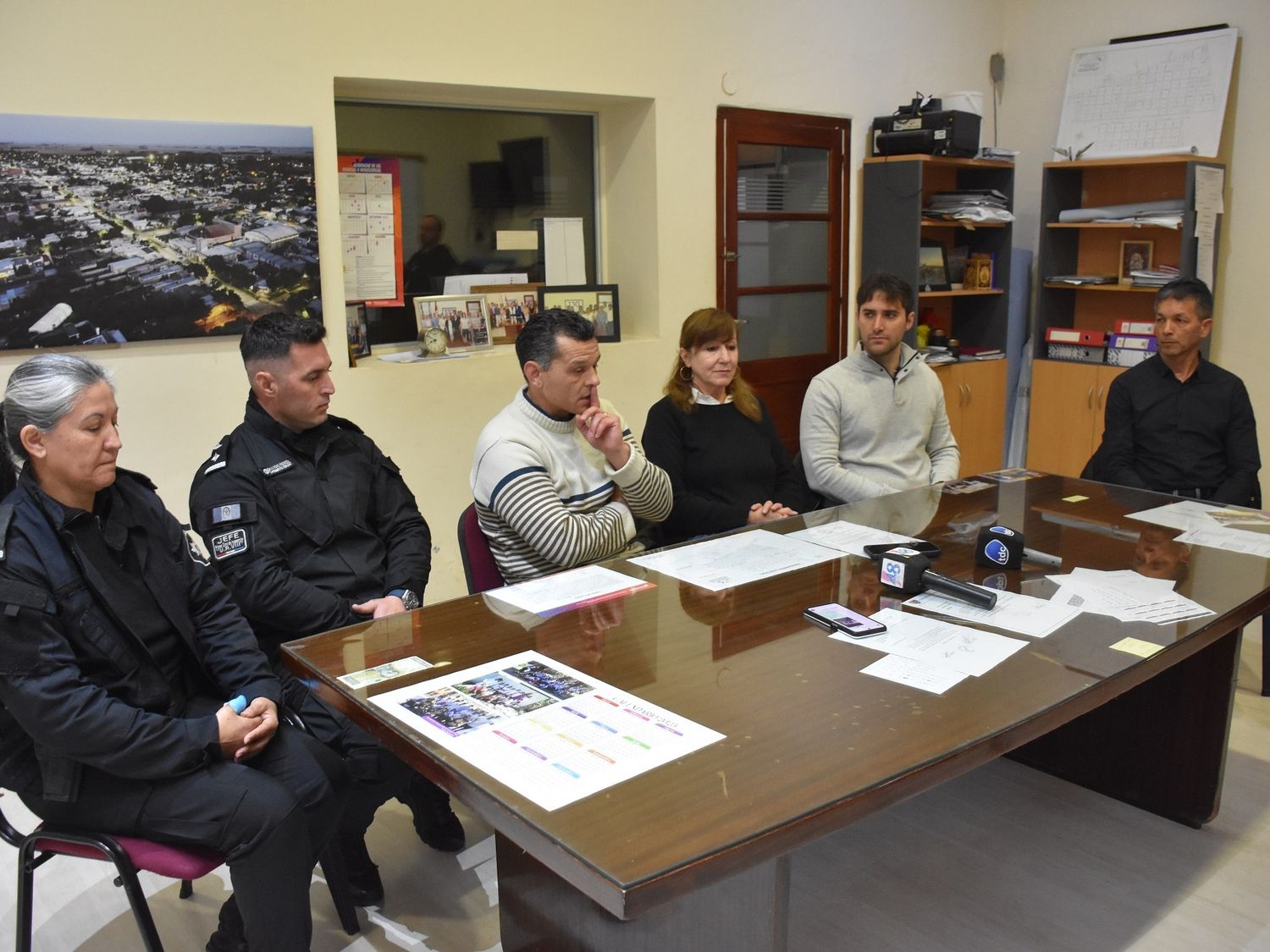 Elortondo recibe apoyo provincial para fortalecer la seguridad