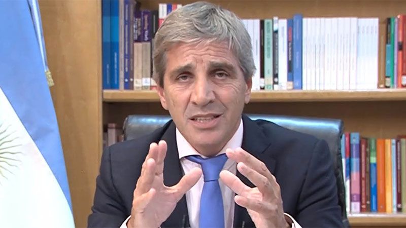 El ministro de Economía, Luis Caputo