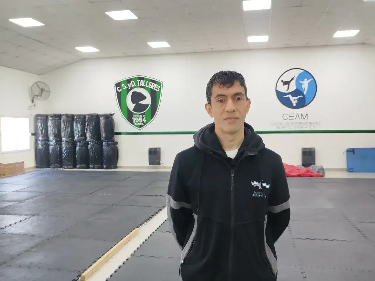 Nicolás Jesa, presidente de la Asociación Tricking Argentina.