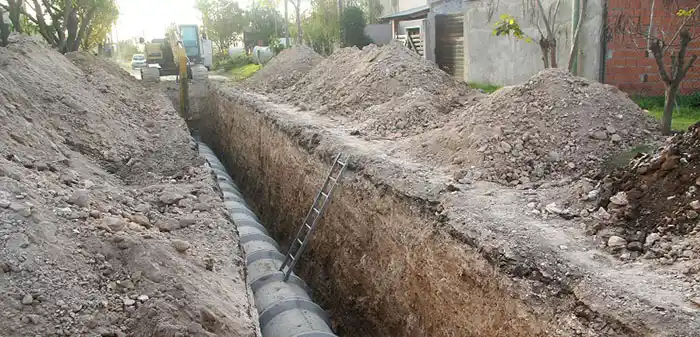 Obra pluvial para evitar anegamientos