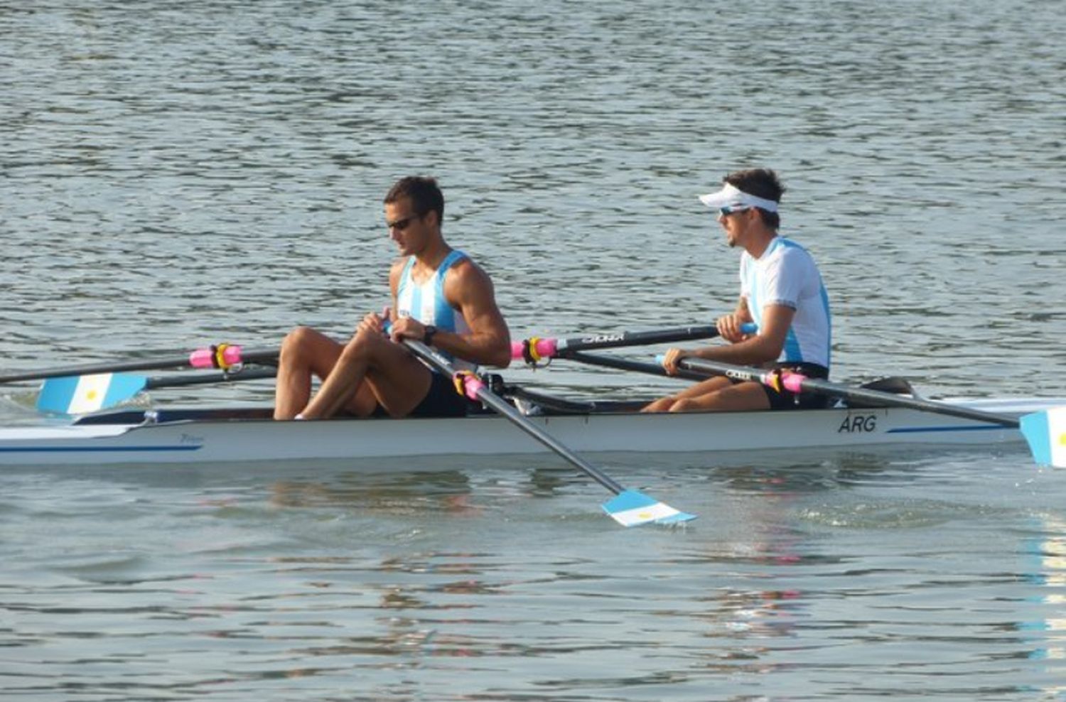 El marplatense Christian Rosso ganó la medalla de oro en remo doble