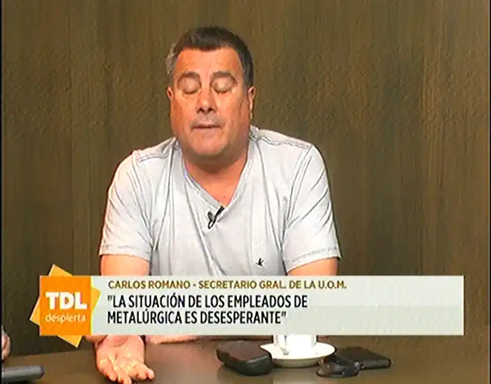 Romano: "La situación de los empleados de metalúrgica es desesperante"