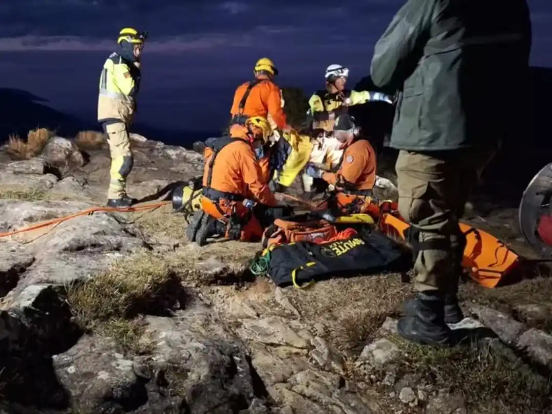Encontraron sus restos después de 10 horas de operativo de búsqueda. (Foto: Bomberos de Rio Grande do Sul)