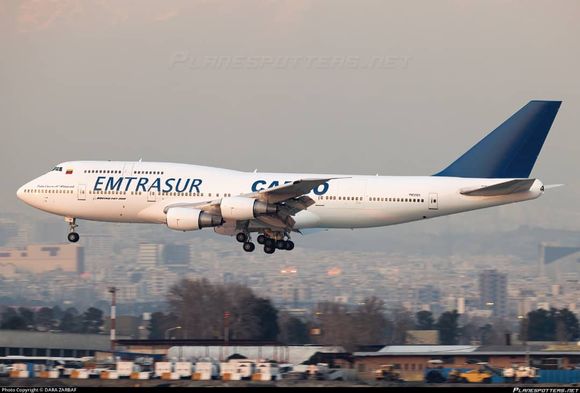 Conviasa’s first Boeing 747 freighter arrives in Venezuela