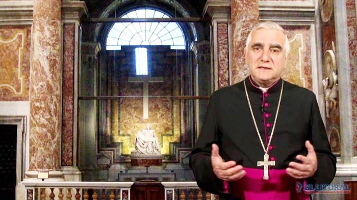 Monseñor Jorge Eduardo Lozano, arzobispo de San Juan de Cuyo
