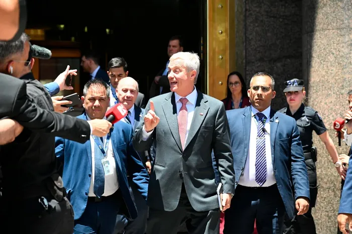 José Antonio Kast al salir de Casa Rosada