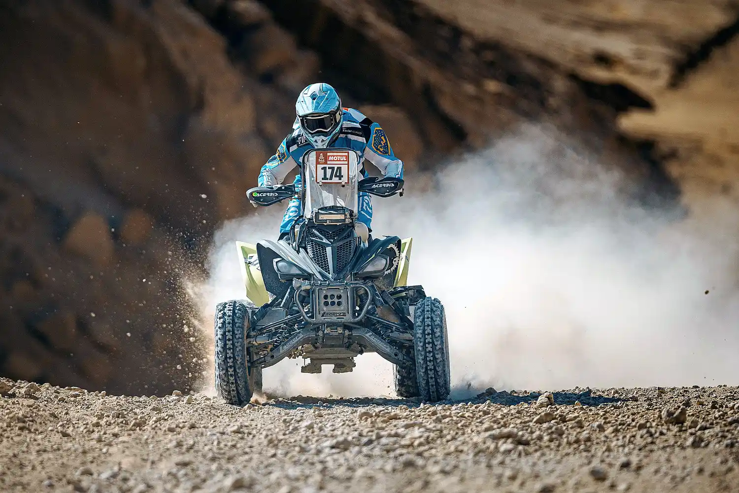 Andújar aguantó la embestida del francés Giraud en Quads