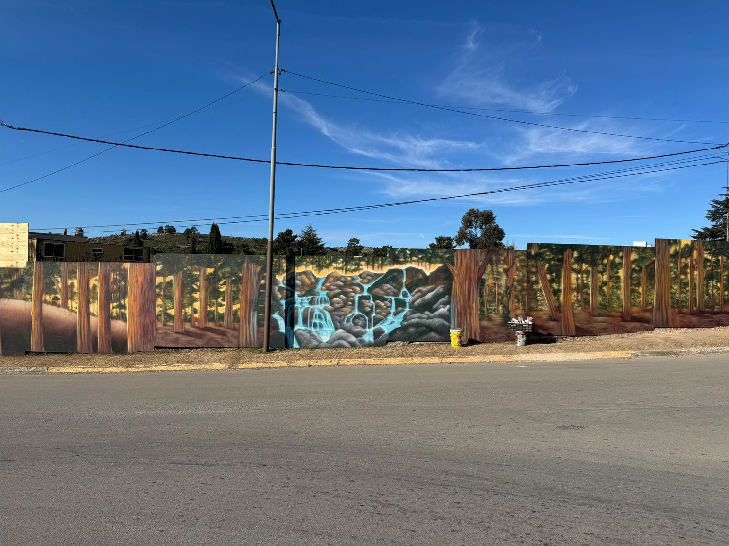 Mural "Bienvenidos a Tandil" de Seba Cener